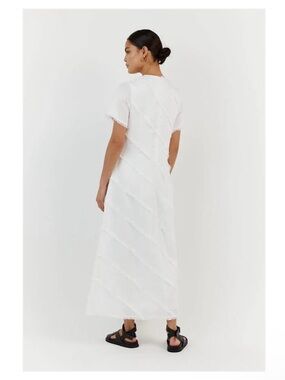 paloma white babydoll midi dress IN FOCUS: the Paloma Midi Dress. Explore New Season 24 (and more) now. #DISSH